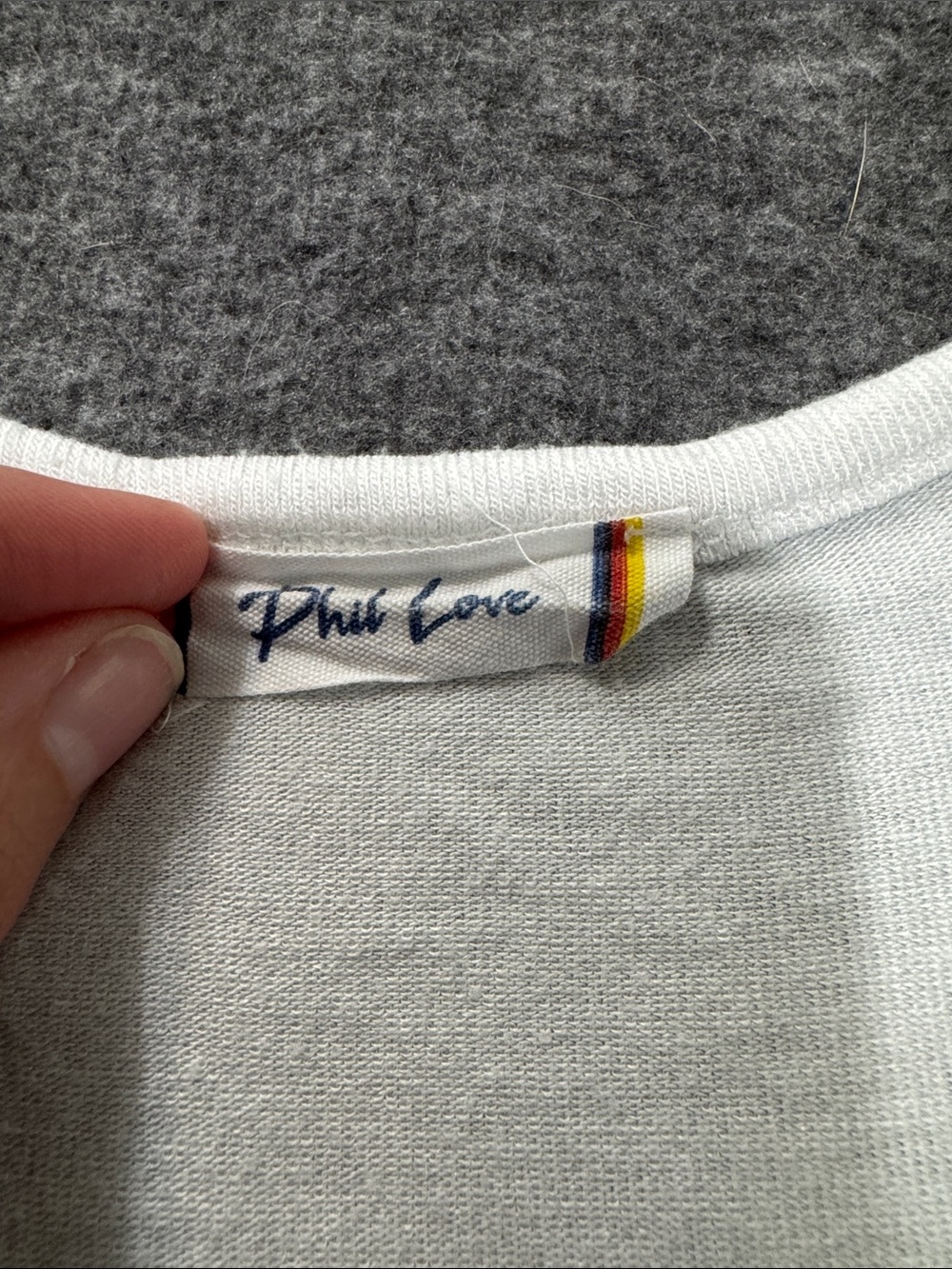 White Racerback Tank with Pastel Chevron Pattern - Picture 2 of 2